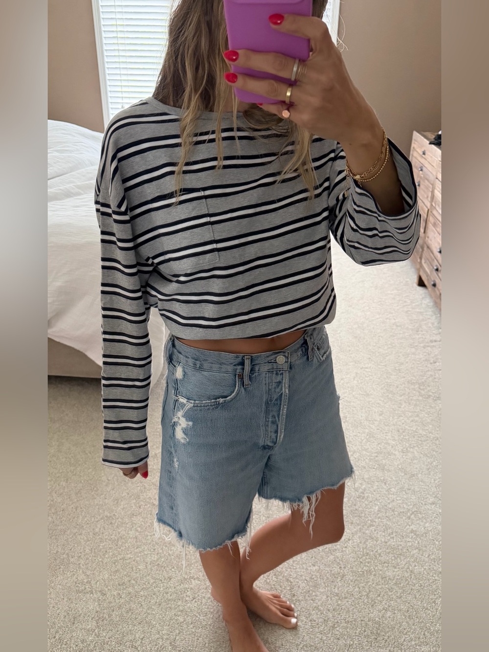 Agolde Stella Denim Shorts 29